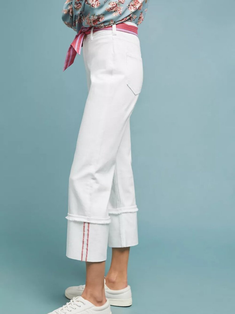 Pilco & Letterpress Anthropologie Wide Leg Crop Jean Women’s Size 30